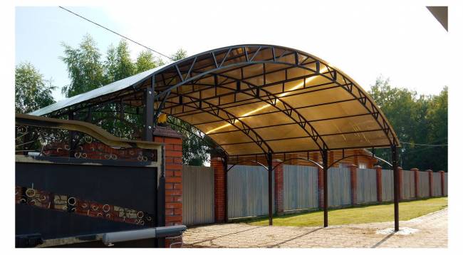 Автонавес шириной:7х6м