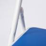 Стул складной FOLDER (mod. 032) / 1 шт. в упаковке синий каркас: металл, сиденье/спинка: экокожа