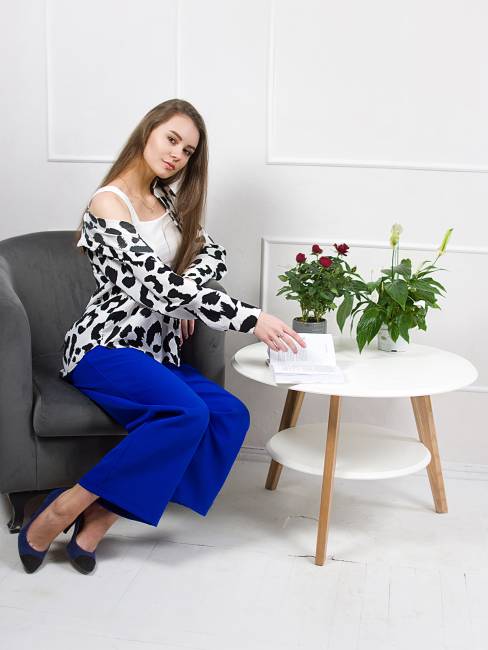 Стол журнальный BeautyStyle 17 белый/бук