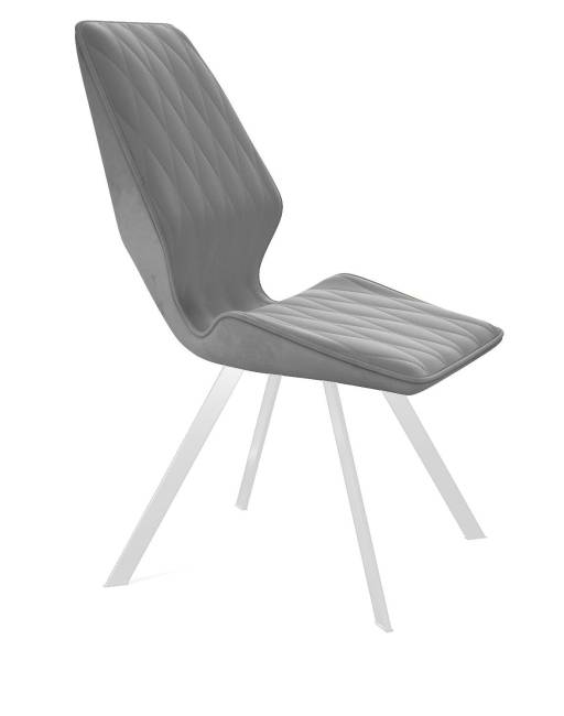 Стул DikLine 242M B22 GREY/ ножки белые