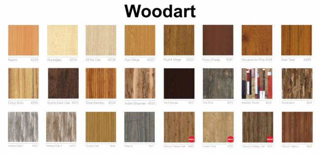 Столешница прямоугольная Werzalit Woodart настоящий тик 800х1200х20.5 мм