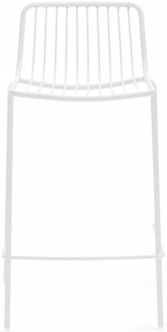 Стул металлический полубарный Nolita белый 495х465х860 мм