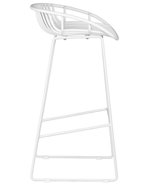 Набор 4 шт Стул барный DOBRIN FRANK, белый