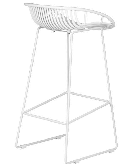 Набор 4 шт Стул барный DOBRIN FRANK, белый