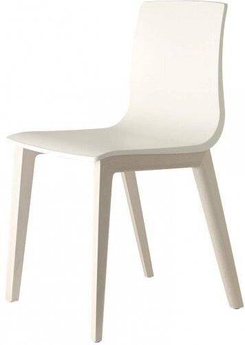 Стул пластиковый Smilla Technopolymer отбеленный бук, лен 420х490х820 мм