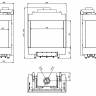 Каминная газовая топка LEO/LP/76/62/G31/37MBAR, баллонный газ