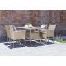 Комплект мебели из иск. ротанга AM-196/T196 Beige 4Pcs (4+1)