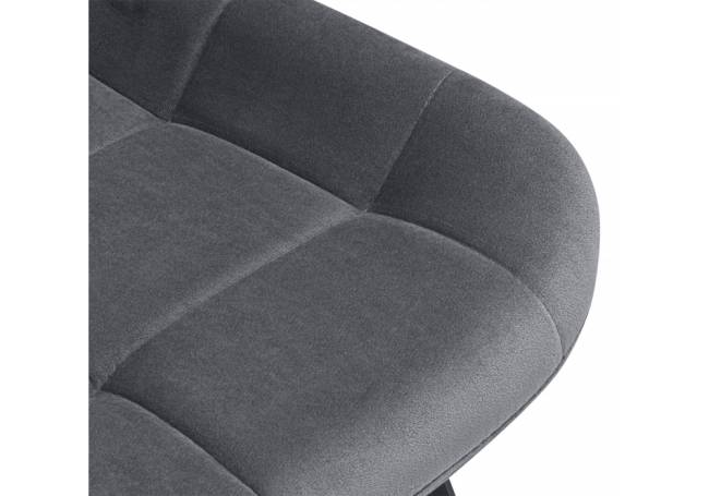 Стронг вращающийся темно-серый велютто 32 / черный каркас