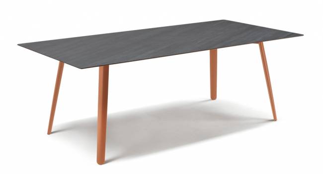 Стол ламинированный Squid терракотовый, сланец 2090х1000х730 мм