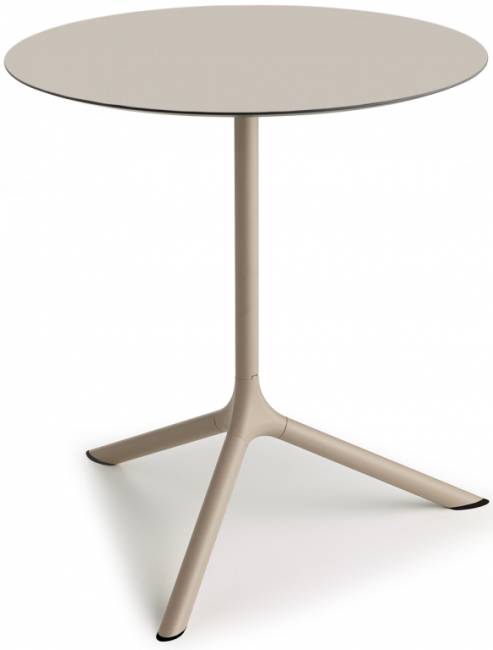 Стол ламинированный обеденный Tripe Maxi тортора, тортора Ø800х740 мм Стол ламинированный обеденный Tripe Maxi тортора, тортора Ø800х740 мм