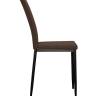 Стул DikLine 272 SB3 шоколад, ножки черные