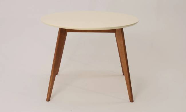 Стол Сканди К 100 орех/слоновая кость со стульями Ингольф орех