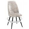 Стул DikLine 327 поворотный M02 бежевый, ножки черные
