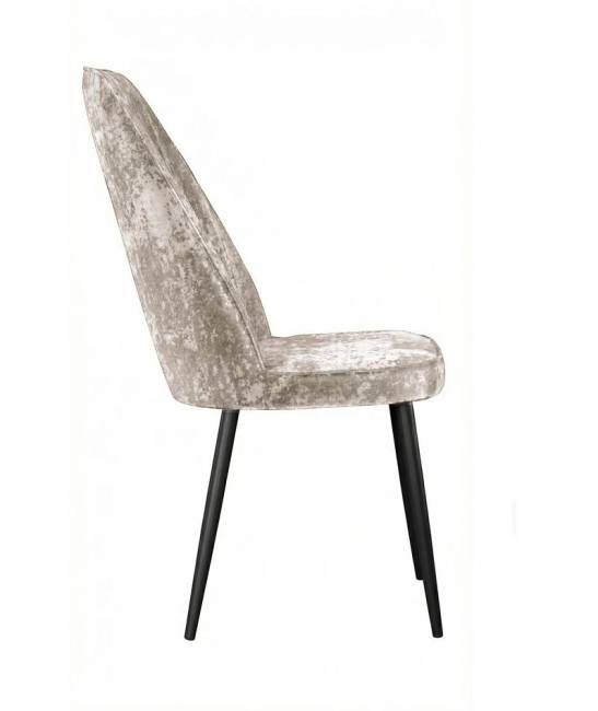 Стул DikLine 327 поворотный M02 бежевый, ножки черные