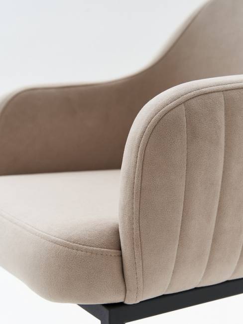 Стул Amely Beige / Black