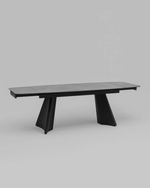 Стол обеденный Eliora 160-240х90 см графит сланец керамика