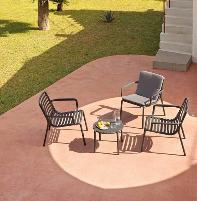 Лаунж-кресло пластиковое Doga Relax табак 700х755х760 мм