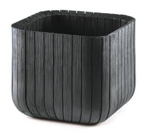 Кашпо Куб L (Keter Cube L) антрацит