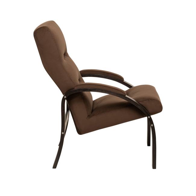 Кресло Leset Лион Венге текстура V23 молочный шоколад