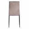 Стул CAPRI (mod. 39) / 1 шт. в упаковке металл, вельвет, 49.5 х 41 х 93,5 см, Dark grey (темно-серый) HLR24 / черный Dark grey (темно-серый) HLR24 / черный металл, вельвет