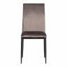 Стул CAPRI (mod. 39) / 1 шт. в упаковке металл, вельвет, 49.5 х 41 х 93,5 см, Dark grey (темно-серый) HLR24 / черный Dark grey (темно-серый) HLR24 / черный металл, вельвет