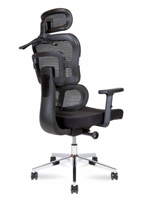 Кресло офисное / Ergo / черный пластик / черная сетка / черная ткань Кресло офисное / Ergo / черный пластик / черная сетка / черная ткань