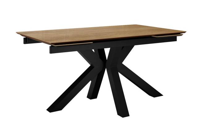 Стол DikLine SFE140 Керамика древесная OAKWOOD HONEY/подстолье черное/опоры черные (2 уп.) Стол DikLine SFE140 Керамика древесная OAKWOOD HONEY/подстолье черное/опоры черные (2 уп.)