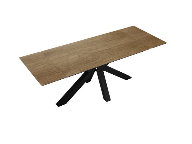 Стол DikLine SFE140 Керамика древесная OAKWOOD HONEY/подстолье черное/опоры черные (2 уп.) Стол DikLine SFE140 Керамика древесная OAKWOOD HONEY/подстолье черное/опоры черные (2 уп.)