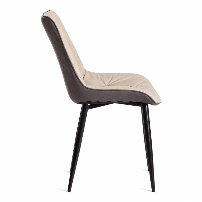 Стул ALTUS (мод. 2334 ) / 1 шт. в упаковке ткань/экокожа/металл, 53x61x88 см, бежевый/темно-серый/черные ножки бежевый/темно-серый/черные ножки ткань/экокожа/металл Стул ALTUS (мод. 2334 ) / 1 шт. в упаковке ткань/экокожа/металл, 53x61x88 см, бежевый/темно-серый/черные ножки бежевый/темно-серый/черные ножки ткань/экокожа/металл