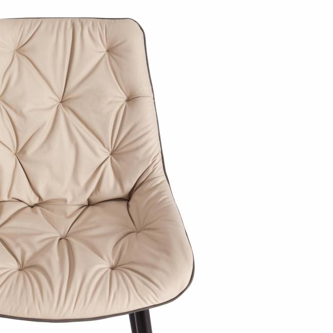 Стул ALTUS (мод. 2334 ) / 1 шт. в упаковке ткань/экокожа/металл, 53x61x88 см, бежевый/темно-серый/черные ножки бежевый/темно-серый/черные ножки ткань/экокожа/металл Стул ALTUS (мод. 2334 ) / 1 шт. в упаковке ткань/экокожа/металл, 53x61x88 см, бежевый/темно-серый/черные ножки бежевый/темно-серый/черные ножки ткань/экокожа/металл