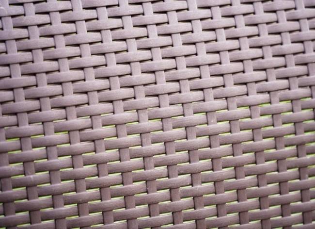 Столик журнальный YALTA SMALL TABLE цвет мокко из пластика под искусственный ротанг 