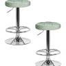 Набор 2 шт Табурет барный DOBRIN BRUNO, пудрово-мятный велюр (MJ9-87)