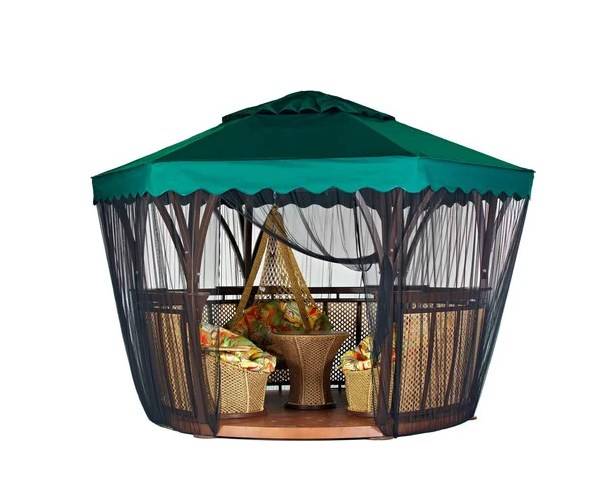 Сетка москитная к беседке "Грация L" черн.