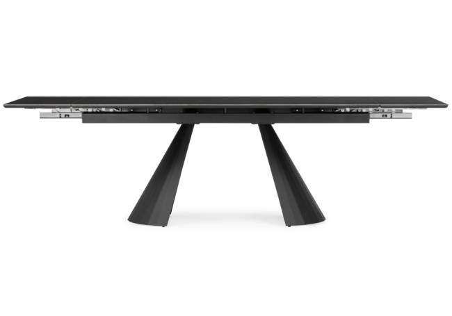 Шелтон 180(260)x90 massa ink gray / черный