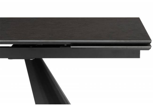 Шелтон 180(260)x90 massa ink gray / черный