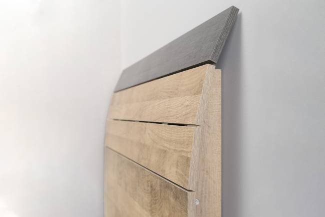 Кровать Трувор 1600 с подъёмным ортопедическим основанием цвет дуб гранж песочный/интра