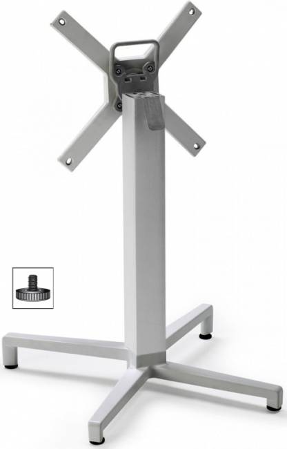 Подстолье металлическое складное Domino серебристый 490х540х730 мм