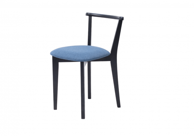 Стул Франк ПМ чёрный/синий