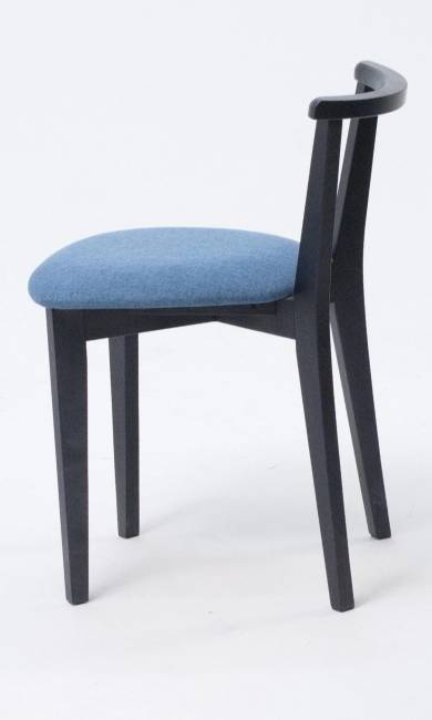 Стул Франк ПМ чёрный/синий