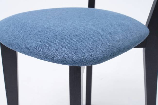 Стул Франк ПМ чёрный/синий