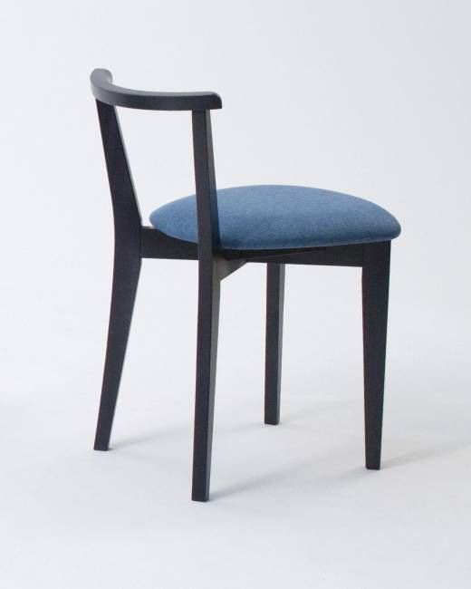 Стул Франк ПМ чёрный/синий