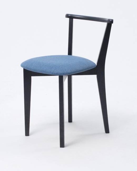 Стул Франк ПМ чёрный/синий