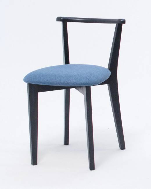 Стул Франк ПМ чёрный/синий
