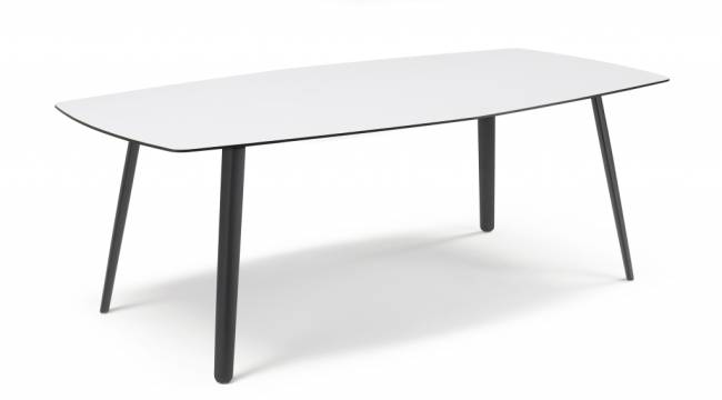 Стол ламинированный Squid черный, белый 2090х1080х730 мм