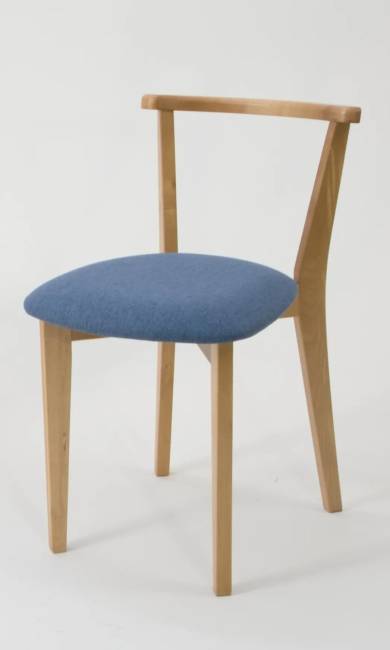 Стул Франк, натур синий