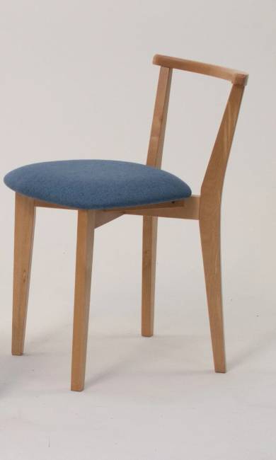 Стул Франк, натур синий