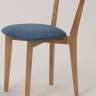 Стул Франк, натур синий