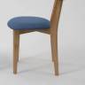 Стул Франк, натур синий