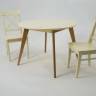 Стол Сканди К 100 натур/слоновая кость со стульями Ингольф слоновая кость Стол Сканди К 100 натур/слоновая кость со стульями Ингольф слоновая кость