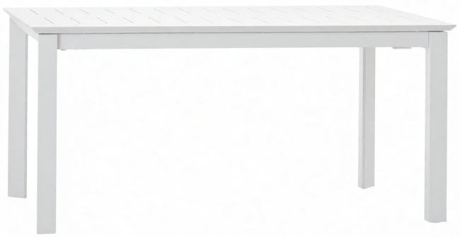 Стол металлический раздвижной Panarea белый 1600-2400х1000х760 мм